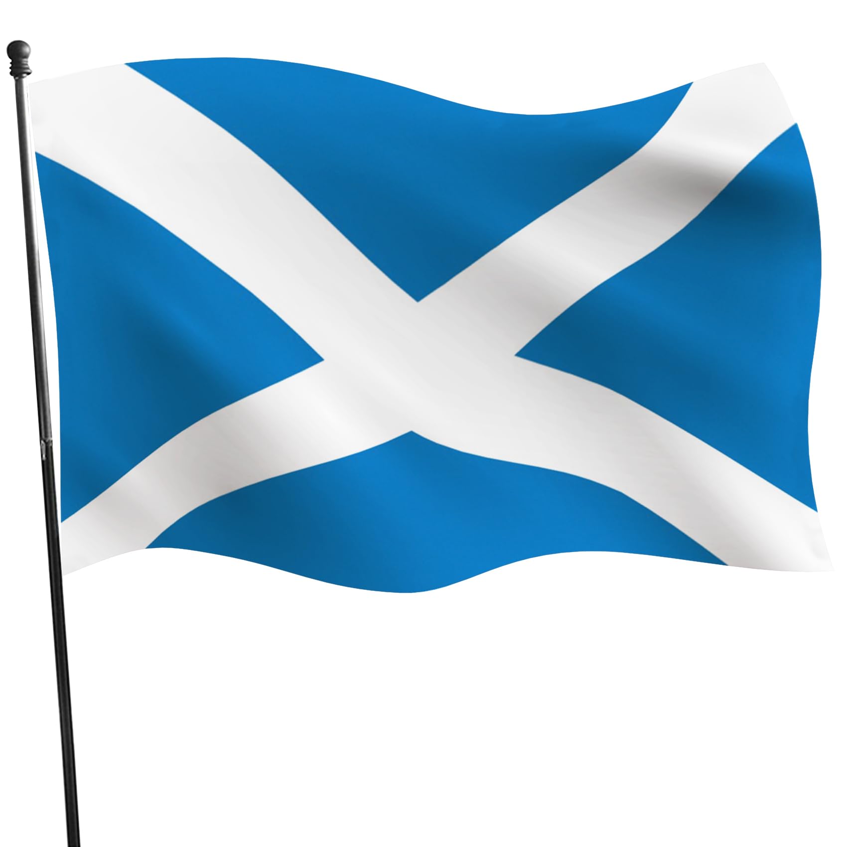 Amazon.com : YongFoto Scotland Scottish Flag 1x1.5ft 100